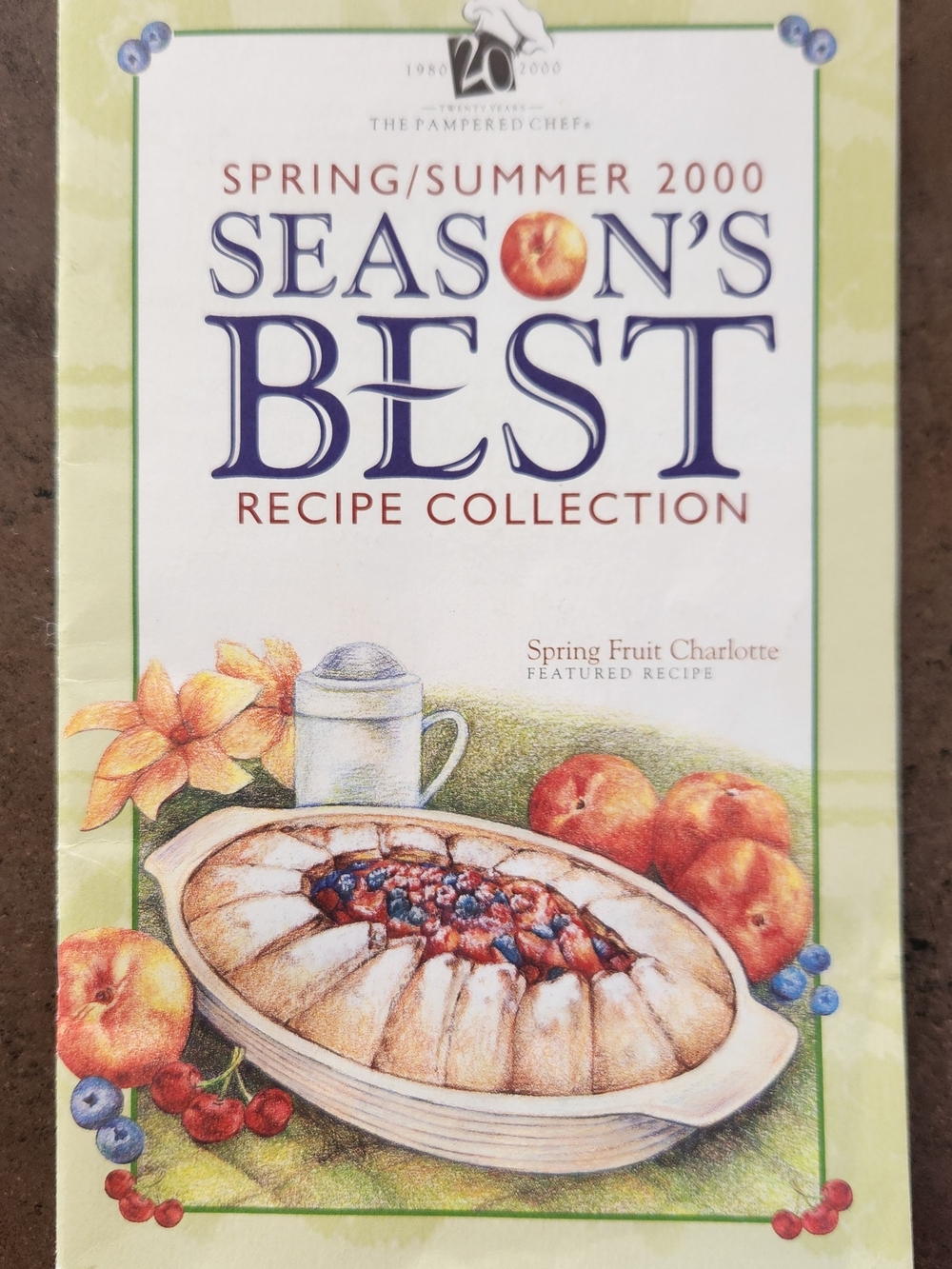 Vintage The Pampered Chef Season's Best Spring/Summer 2000 Recipe Collection